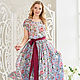 Flower heaven dress'. Dresses. Designer clothing Olesya Masyutina. Online shopping on My Livemaster.  Фото №2