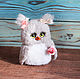 Совушки с цветочками игрушка из шерсти. Войлочная игрушка. ToysMari (handmademari). Интернет-магазин Ярмарка Мастеров.  Фото №2