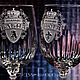 Набор хрустальных бокалов для вина с 3D гравировкой на заказ. Бокалы. Glass-Deco | Gift. Ярмарка Мастеров.  Фото №5