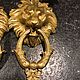 Door handles 'Bronze lions', bronze, Art Nouveau, Italy. Vintage interior. Dutch West - Indian Company. My Livemaster. Фото №5