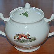 teacups: A COUPLE OF TEA ROSGOSSTRAKH IMPERIAL PORCELAIN FACTORY LFZ