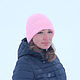 Заказать Шапка бини Женская вязаная "Pink Beanie". KnitTOyou. Ярмарка Мастеров. . Шапки Фото №3