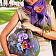 Валяный комплект сумка и шарф Viola, Классическая сумка, Феодосия,  Фото №1