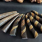 Материалы для творчества handmade. Livemaster - original item Beads Water Buffalo Horn Spiral/Fish Scale Horn. Handmade.