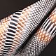 Python skin, hide, width 30-34 cm IMP2003N. Leather. CrocShop. My Livemaster. Фото №5