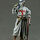 Tin soldier 54 mm. in the painting. Middle Ages Crusader Knight. Model. miniatjuraa-mi (miniatjuraA-Mi). My Livemaster. Фото №4