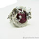 Ring with dragons ruby silver, Hard bracelet, Moscow,  Фото №1