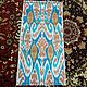 Uzbek silk ikat. The cloth hand weaving of Adras. ST011. Fabric. businka34. My Livemaster. Фото №4