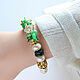 Bracelet made of pearls, chrysoprase, onyx, rock crystal. Bead bracelet. Solanda. Online shopping on My Livemaster.  Фото №2