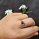 Кольцо с гранатом. Кольца. Vadjra-jewelry. Ярмарка Мастеров.  Фото №8