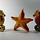 Wooden Christmas Tree toy Starfish. Miniature figurines. Shop Oleg Savelyev Sculpture (Tallista-1). My Livemaster. Фото №6