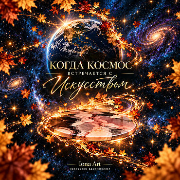 Когда космос встречается с искусством. Iona Art. Плакаты и постеры ручной работы - Ярмарка Мастеров Плакаты и постеры ручной работы. Ярмарка Мастеров - ручная работа Когда космос встречается с искусством. Handmade.
