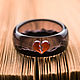Ring made of wood and epoxy resin Only Love, Rings, Kostroma,  Фото №1