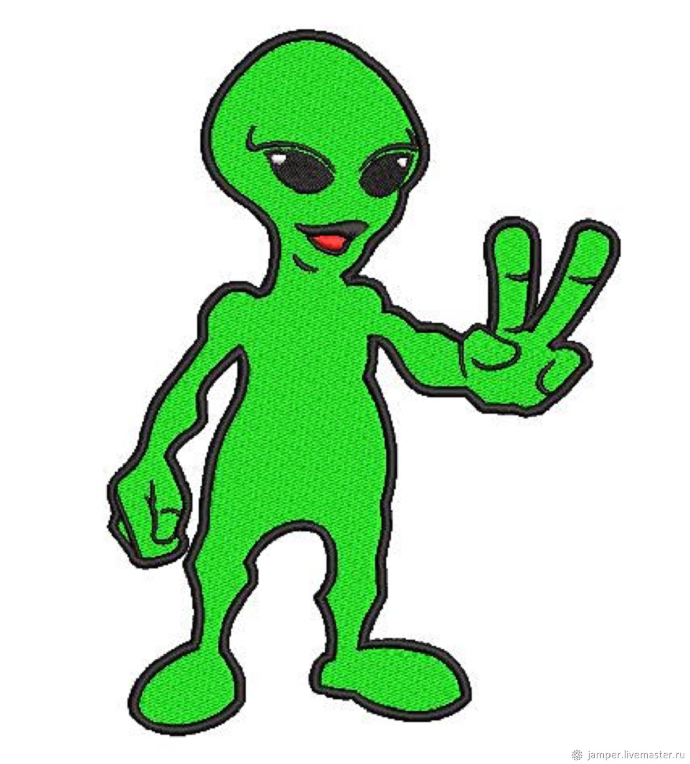 Зеленый инопланетянин