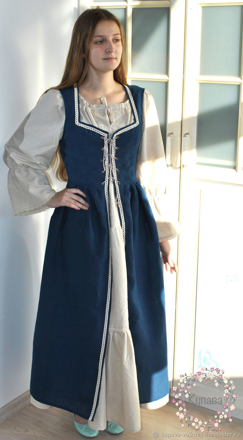 Средневековые платья (женские)