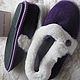 Sheepskin Slippers for grandmothers, Slippers, Moscow,  Фото №1
