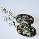 Earrings with Zoisite. Earrings. Olga Lado. Online shopping on My Livemaster.  Фото №2