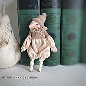 Ёлочная игрушка Щелкунчик, мини Щелкунчик, авторская кукла