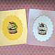 Cross stitch postcard Cup Cakes, Cards, Rostov-on-Don,  Фото №1