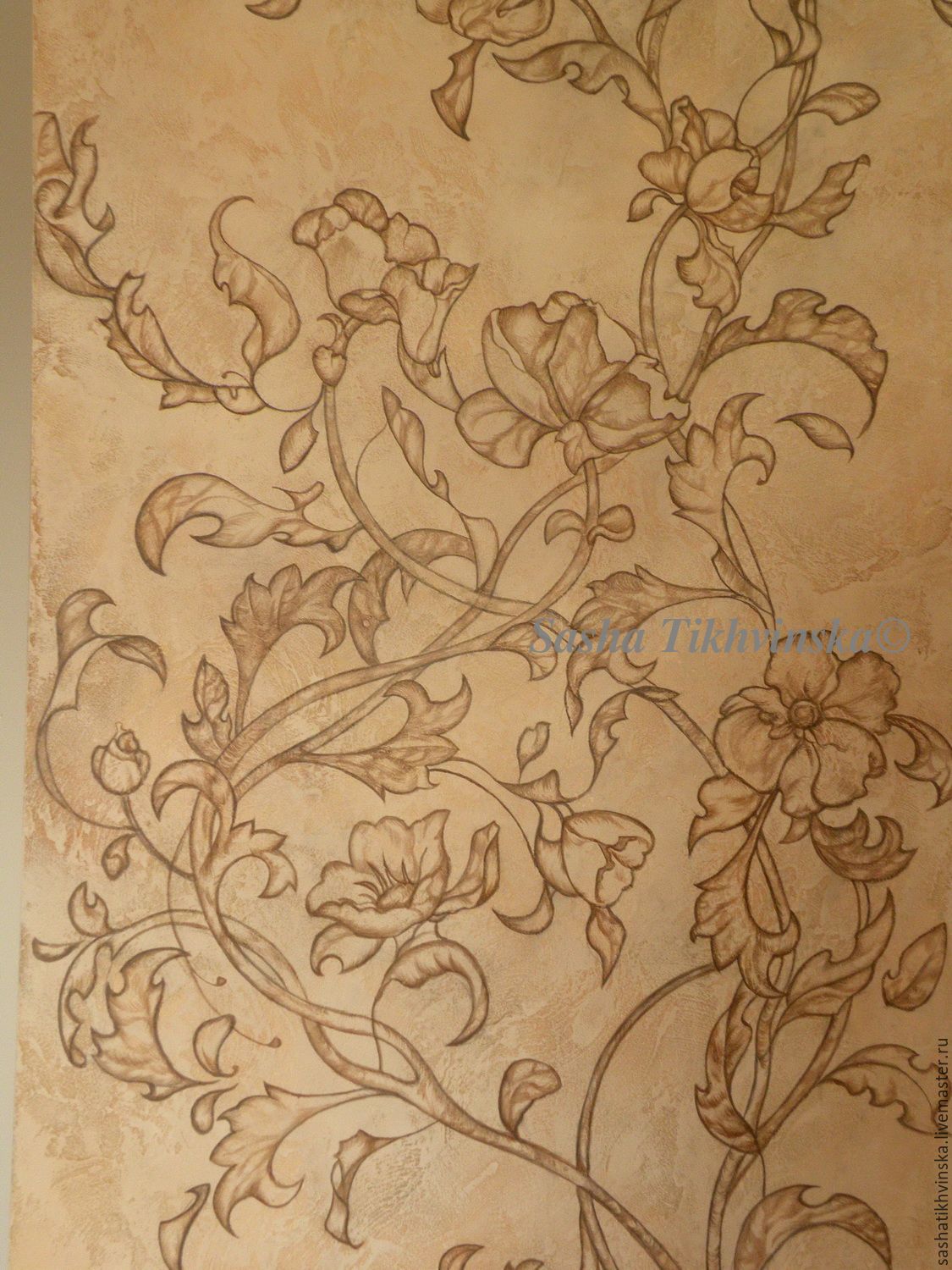 Роспись по декоративной штукатурке в интернет-магазине на Ярмарке ...