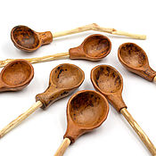 Посуда handmade. Livemaster - original item Terra ceramic spoon set of 3 pieces. Handmade.