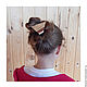 La goma para el pelo, de madera. Hairpins and elastic bands for hair. Wooden jewellery. Интернет-магазин Ярмарка Мастеров.  Фото №2