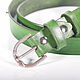 Order Leather belt for women 'Infinity Snake'. CRAZY RHYTHM bags (TP handmade). Livemaster. . Straps Фото №3