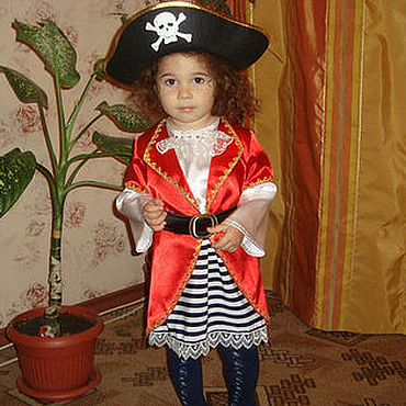 Костюм пирата для девочки