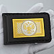 Business card holder leather 'Coat of Arms of the Russian Federation' Zlat_Style (Zlatoust). Business card holders. wow-zlat-gifts (wow-zlat-gifts). My Livemaster. Фото №5