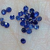 Халцедон натуральный голубой кабошон, 5 камней