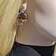 Серьги Медовый соблазн. Серьги классические. Jewelry fashion. Ярмарка Мастеров.  Фото №5