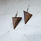 Earrings Triangles. Earrings. teoterra. Online shopping on My Livemaster.  Фото №2