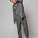 Order Pajamas: men's cotton pajamas ' Grey'. viax. Livemaster. . Pajamas for men Фото №3