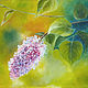  ' Fragrant lilac' oil painting, Pictures, Ekaterinburg,  Фото №1