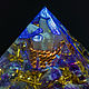 Orgonite - Quartz crystal, Amethyst. Pyramid. Worldorgonite. Online shopping on My Livemaster.  Фото №2