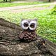 Совушка с подвижной головой. Войлочная игрушка. Клюева Евгения Beautiful Owl. Ярмарка Мастеров.  Фото №6