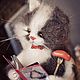 Sobre la difícil vida del gato. Teddy Toys. Knitted toys Olga Bessogonova. Ярмарка Мастеров.  Фото №5