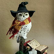 Для дома и интерьера handmade. Livemaster - original item Figurines: Magic Owl. Handmade.