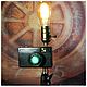 Напольный светильник в стиле лофт "Steampunk Camera". Торшеры и напольные светильники. Neformal-World (Alexander Rusanov). Интернет-магазин Ярмарка Мастеров.  Фото №2