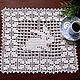 Doily crochet White rabbit, Doilies, Moscow,  Фото №1
