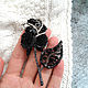 'Black rose ' brooch. Brooches. marina-tatarina. Online shopping on My Livemaster.  Фото №2