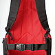 Black Red Anatomic Backpack. Backpacks. Lollypie - Modiste Cat. My Livemaster. Фото №4