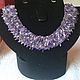 Necklace with amethyst, Necklace, Moscow,  Фото №1