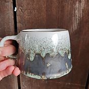 Посуда handmade. Livemaster - original item Volcanic Cup with gilding. Handmade.