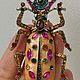 Винтаж: ВИНТАЖ СТИЛЬ Брошь Жук Скарабей. Броши винтажные. Vintage & Jewelry by Ev. Ivanovskaia. Ярмарка Мастеров.  Фото №9