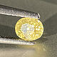 0.80ct Сертифицированный Натуральный негретый желтый Сапфир (Тонго), Природные материалы, Москва,  Фото №1