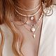 Асимметричное колье -цепь с натуральным жемчугом. Колье. STATEMENTS JEWELRY Only_you_byElena. Ярмарка Мастеров.  Фото №10