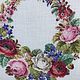 Order Embroidery 'Wreath of roses', handmade, Holland. Dutch West - Indian Company. Livemaster. . Vintage interior Фото №3