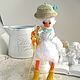 Gavryusha gosling with a butterfly net. Stuffed Toys. Knitted cozy. Online shopping on My Livemaster.  Фото №2