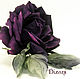 Brooch 'Naomi' rose.Flowers made of silk,fabric flowers. Flowers. Dizani. My Livemaster. Фото №4